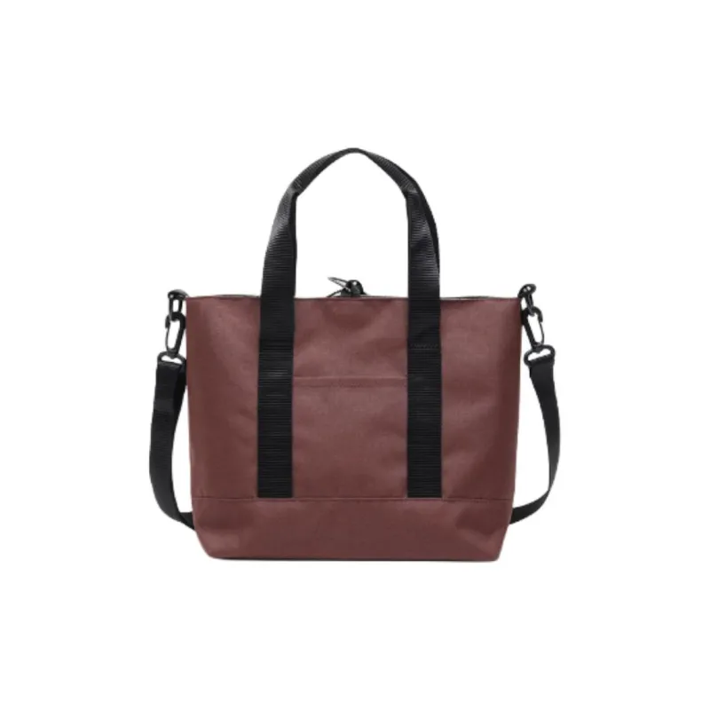 KEEN Nylon Tote Bag Shopping Bag Shoulder Bag Crossbody Bag Handbag Unisex Olive Green With Brown Accents-1