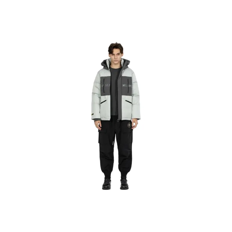EVISU Down Jackets Men Gray-2