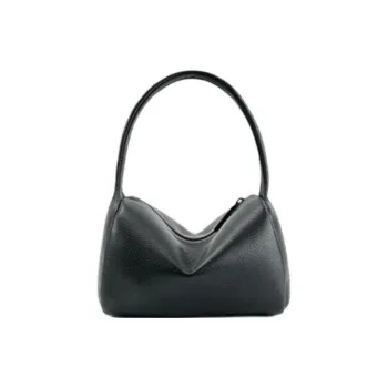 SUREN Sheepskin Handbag Small Size Women's Black