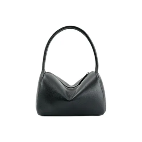 SUREN Sheepskin Handbag Small Size Women's Black