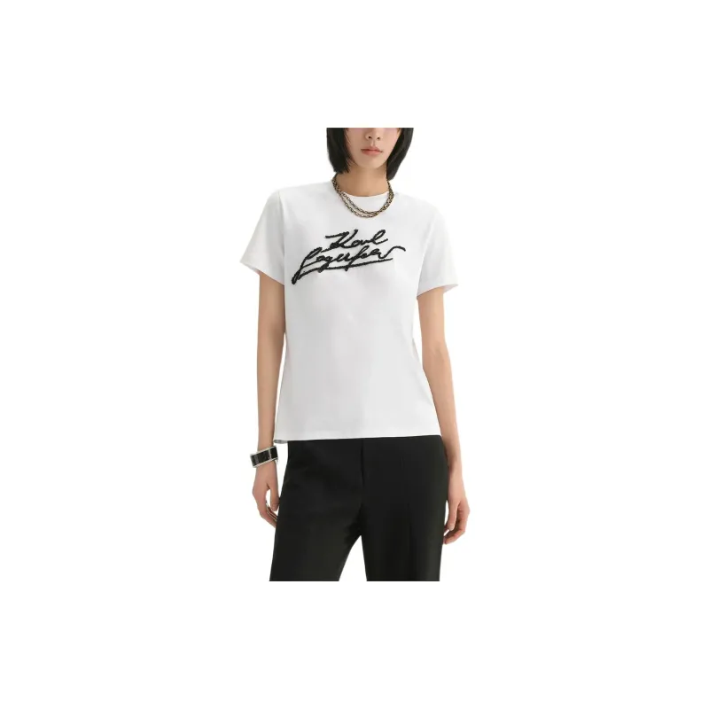 KARL LAGERFELD T Shirt Women's White-2