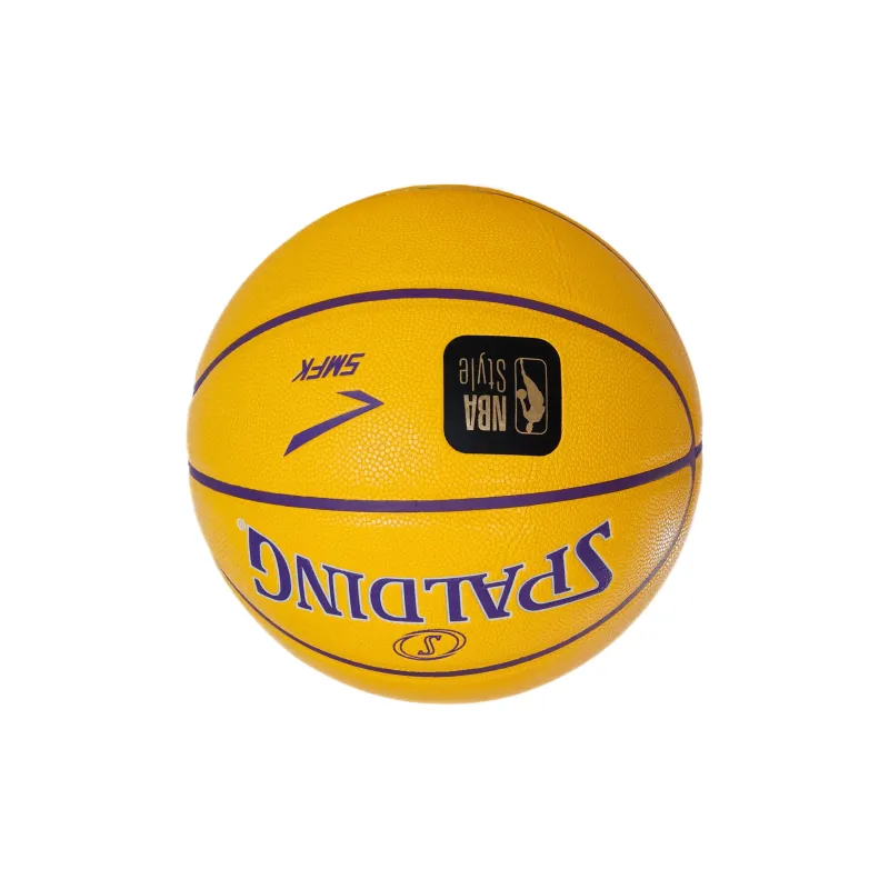 SPALDING PU Basketball Yellow Size 7 Training Competition Unisex-3