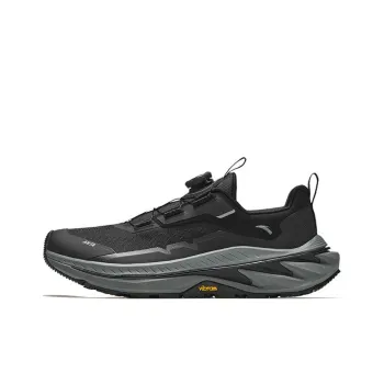 Anta Wild PRO Anti Slip Wear Resistant Low Top Trail Running Running Shoes Men's Black Gray