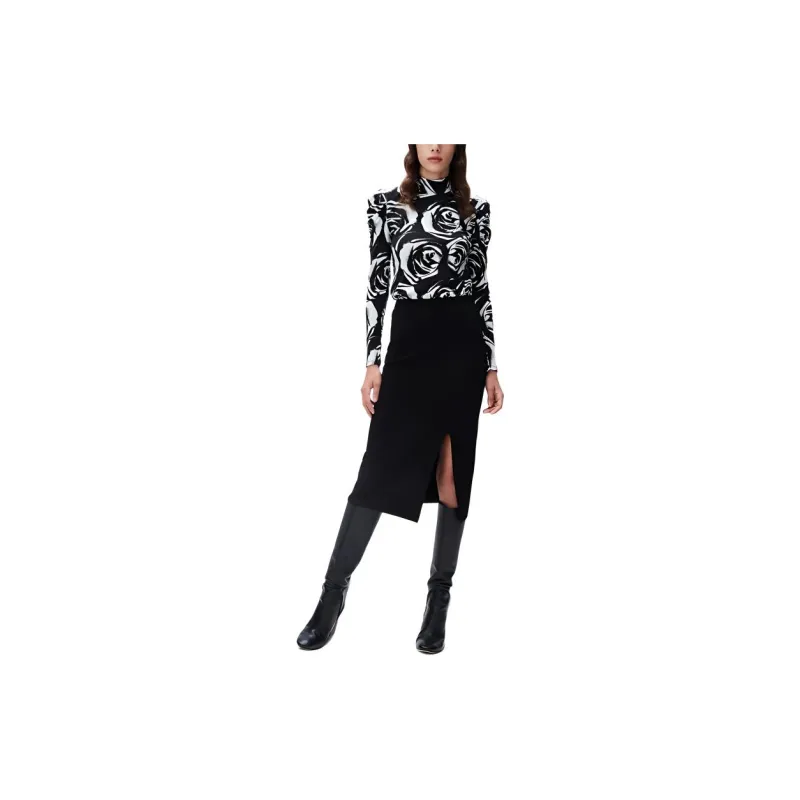 DVF Diane Von Furstenberg T-Shirt Women's Black-2