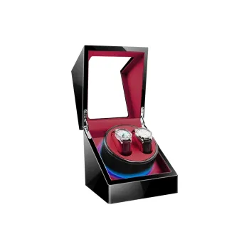 Brilliant Regular Collection 2 Digits Watch Winder Black Red Brown Unisex