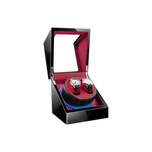 RAPPORT Four Watch Slots Watch Winder Black Unisex