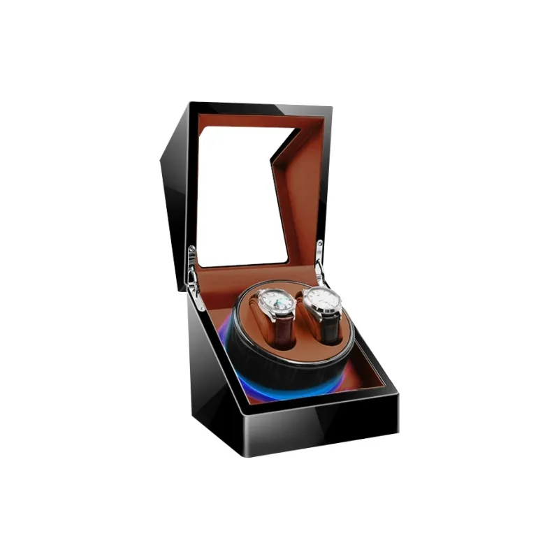 Brilliant Regular Collection 2 Digits Watch Winder Black Red Brown Unisex-2