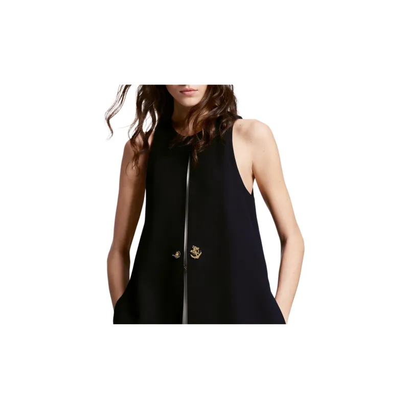LOUIS VUITTON Graphic Box Pleat Dress-4