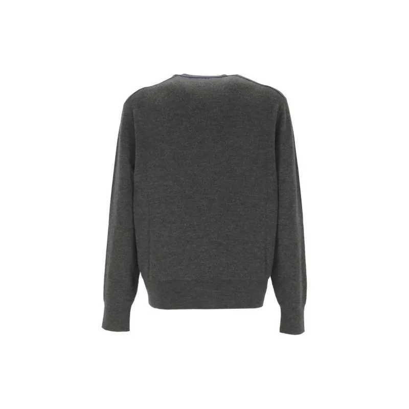 Burberry Equestrian Knight Intarsia Knit Crewneck Jumper-1