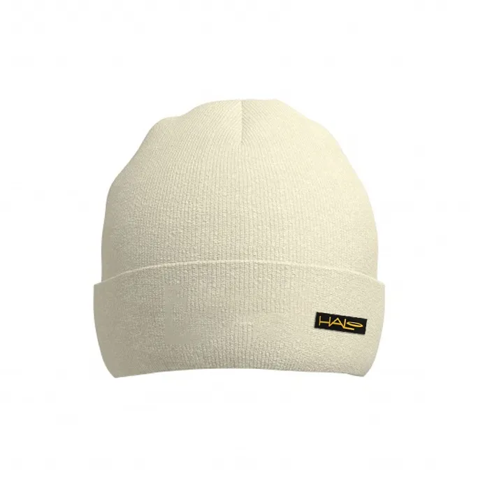HALO Merino Beanies Unisex Black Forest Orange White-5