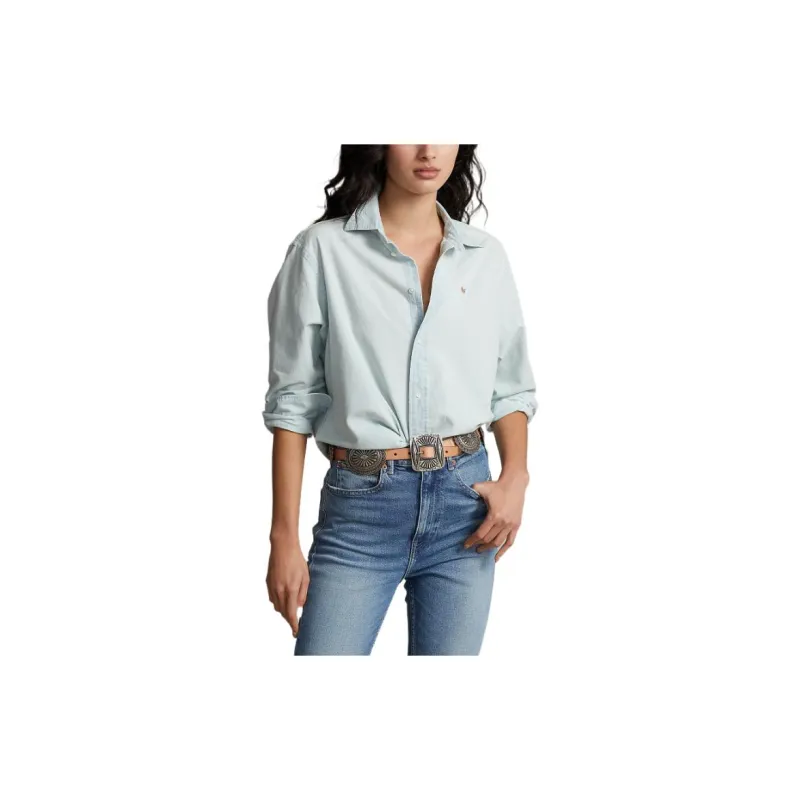 Polo Ralph Lauren SS23 Shirt Women's Light Blue-2