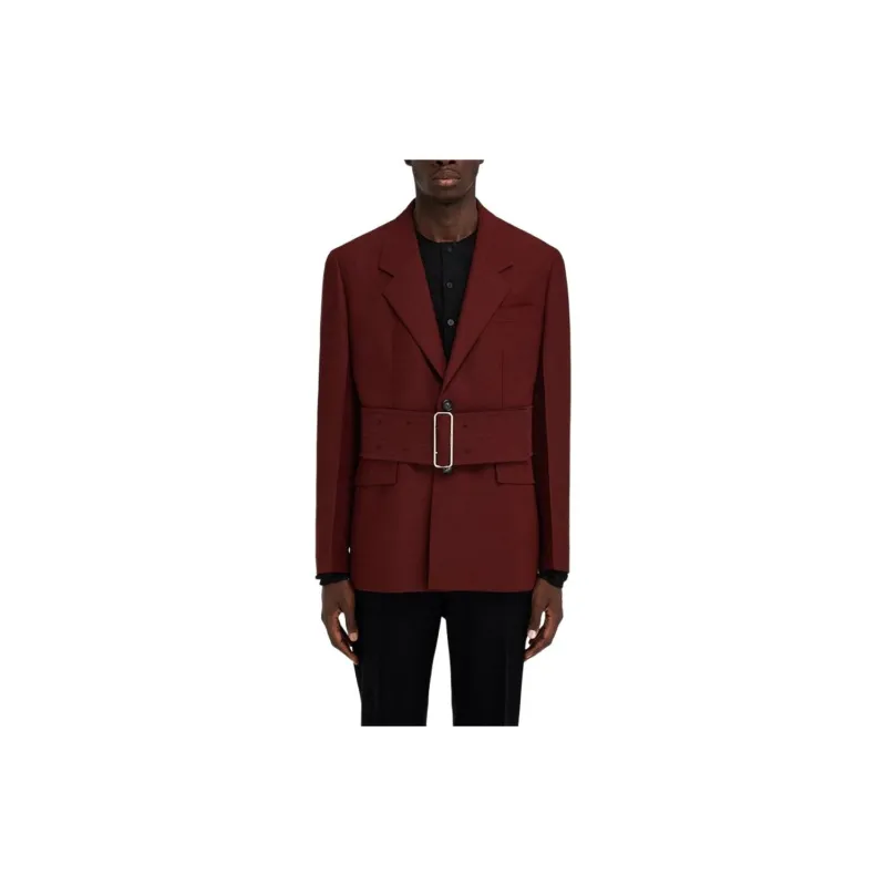 Ferragamo Belted Single Breasted Jacket-1