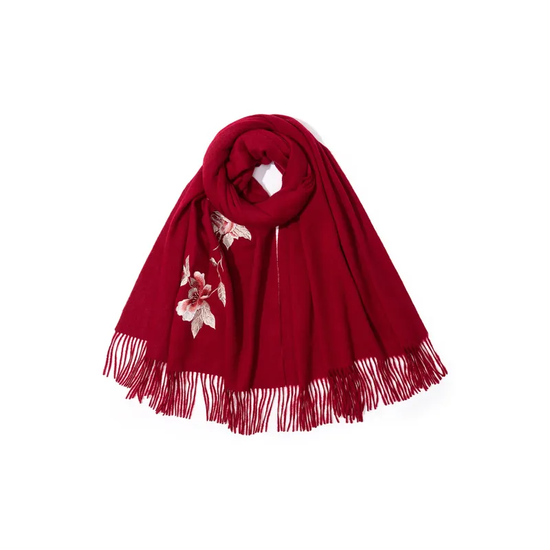 Shanghai Story Sheep Wool Knit Scarves Women's-10
