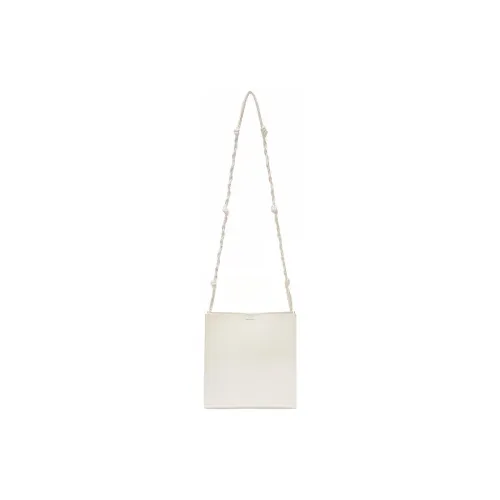 JIL SANDER Tangle Logo Embossed Medium Crossbody Bag