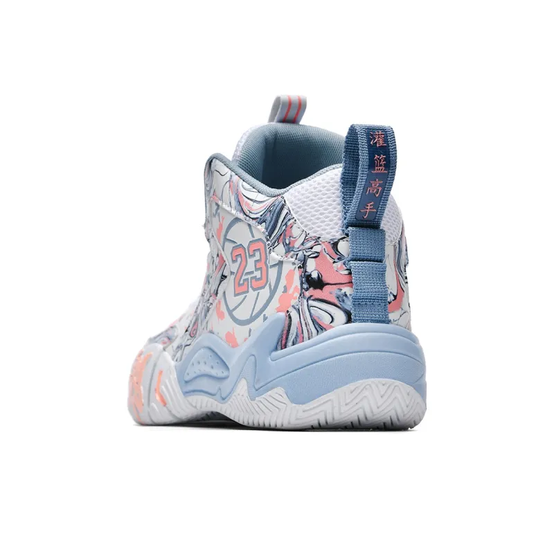 Wooden Rabbit Anti Slip Wear Resistant Mid Top Basketball Shoes Unisex-2