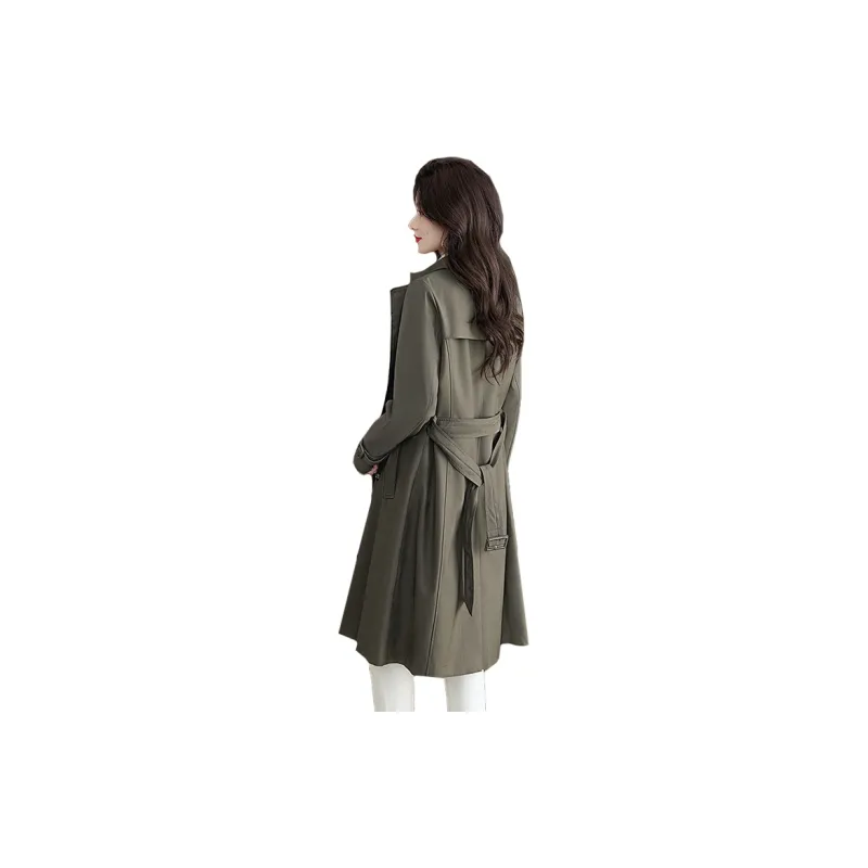 Cypress House Trench Coat Women's Army Green-1