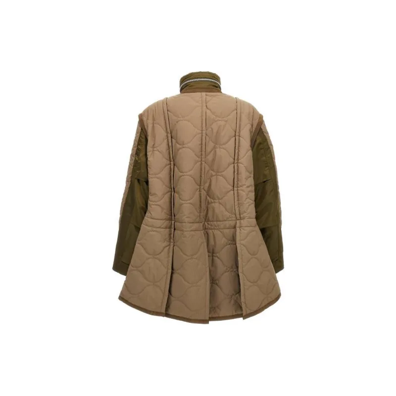 Sacai High Neck Quilted Jacket-1