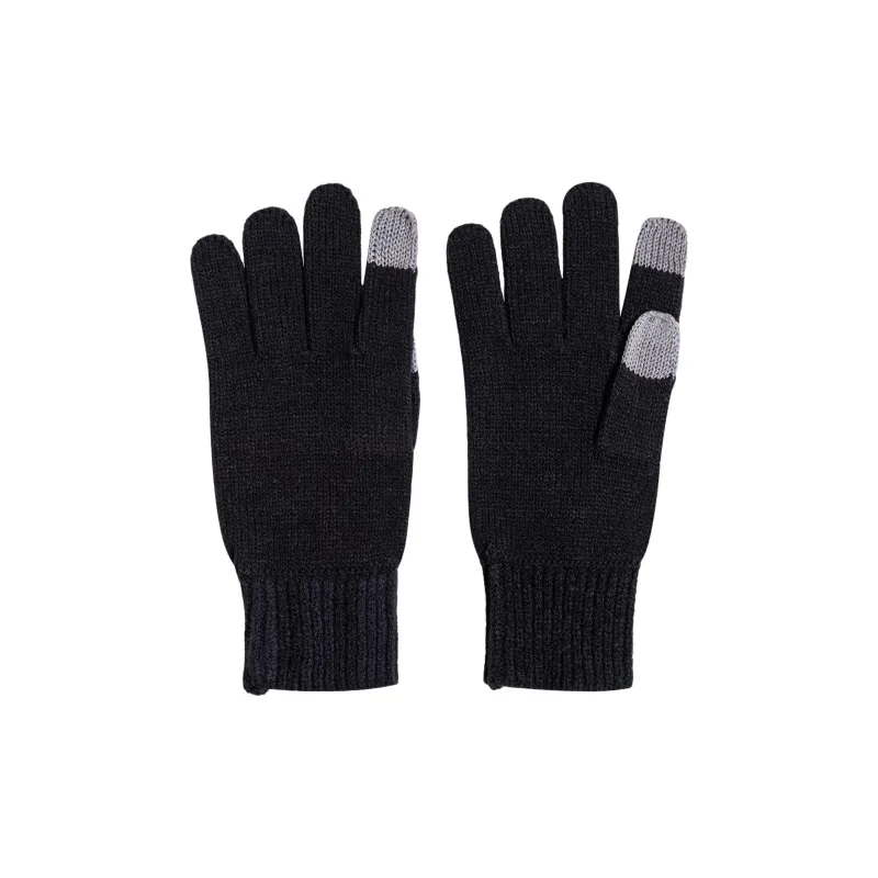 Adidas Acrylic Knit Gloves Men's Gray-0