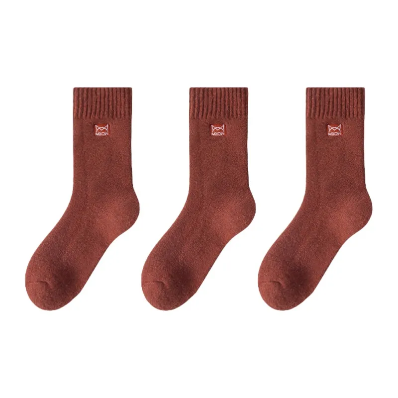 MIIOW Crew Socks For Fall And Winter Men's 3 Pack-16