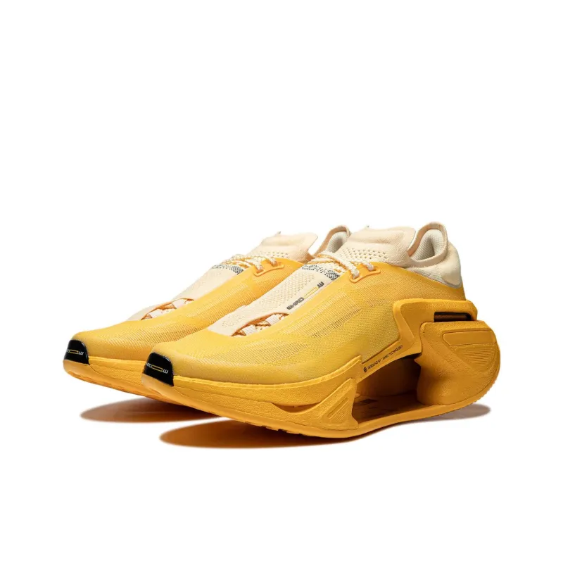 LiNing Shadow 3.0 Cushioning Anti-Slip And Wear-Resistant Low-Top Casual Running Shoes Unisex Yellow-1