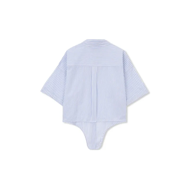 Tommy Hilfiger Shirt Women's Light Blue White-1