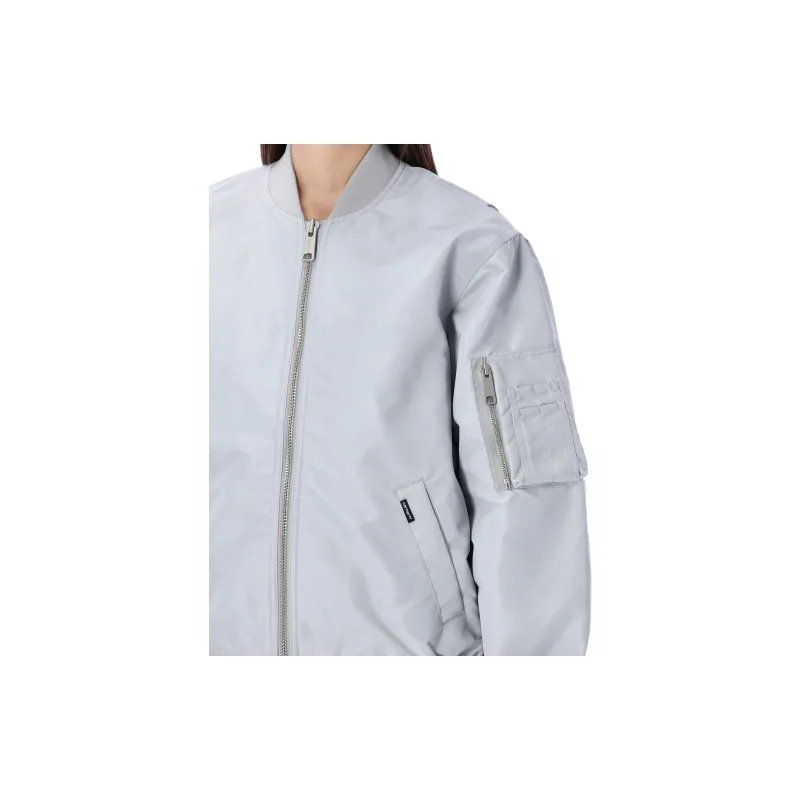 Carhartt WIP SS24 W' Otley Bomber Baseball Jacket Women's Silver White-4