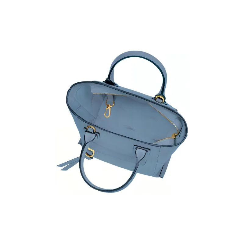 LONGCHAMP Mailbo Grained Cow Leather One Shoulder Handbags Small Size Women's Dark Gray-3