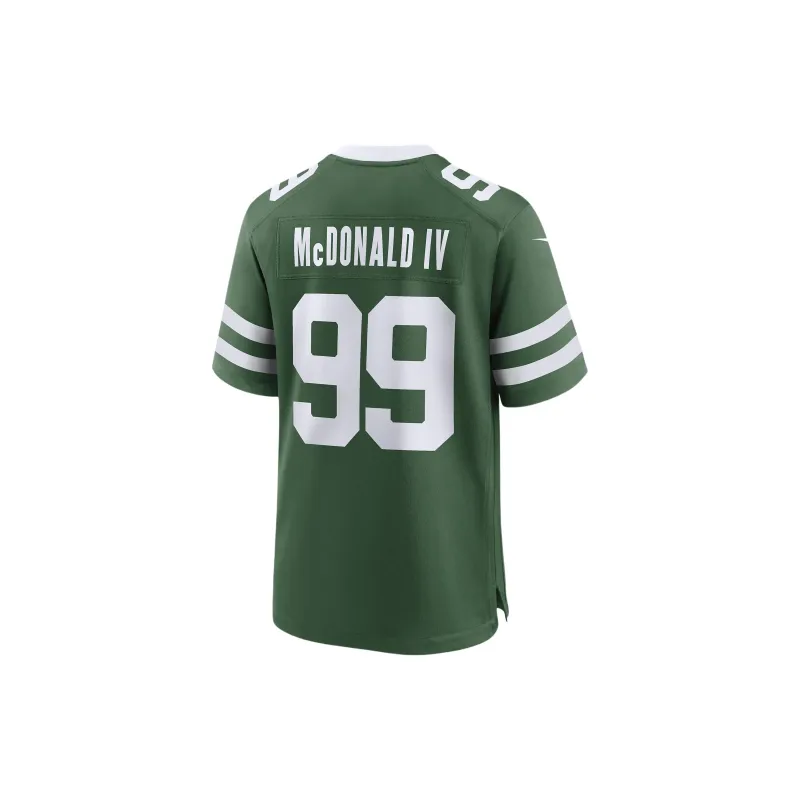 Nike Nfl New York Jets Will McDonald IV Men's Game Football Jersey-1
