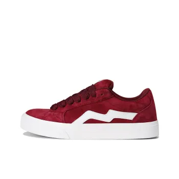 BXGY Anti Slip And Wear Resistant Coverage Low Top Skateboard Shoes Unisex Burgundy