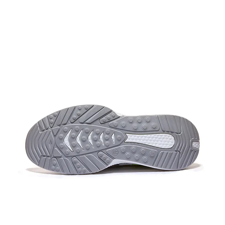 Warrior Anti Slip And Wear Resistant Breathable Low Top Casual Running Shoes Men's White Gray-4