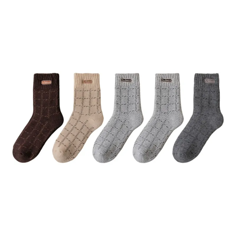 MIIOW Mid Calf Socks Men's Combo Set-17