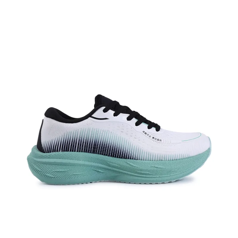 Beijing Sport University Cushioning Wear Resistant Low Top Casual Running Shoes Men's White Green-1
