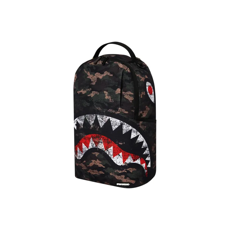 SPRAYGROUND Polyester Backpack Regular Unisex Army Green-3