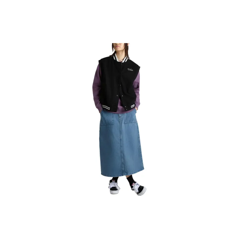 Vans Casual Long Skirt Women's Blue-2