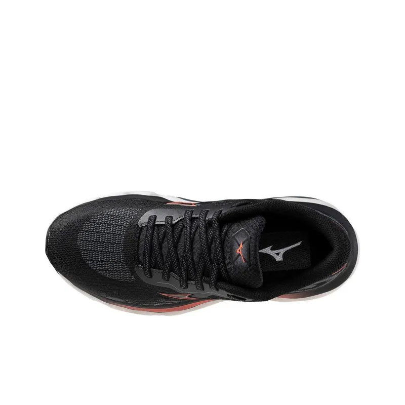 Mizuno Wave Horizon 7 Shock Absorbers With Slip Resistant Features Low Top Running Shoes Women's Black-3