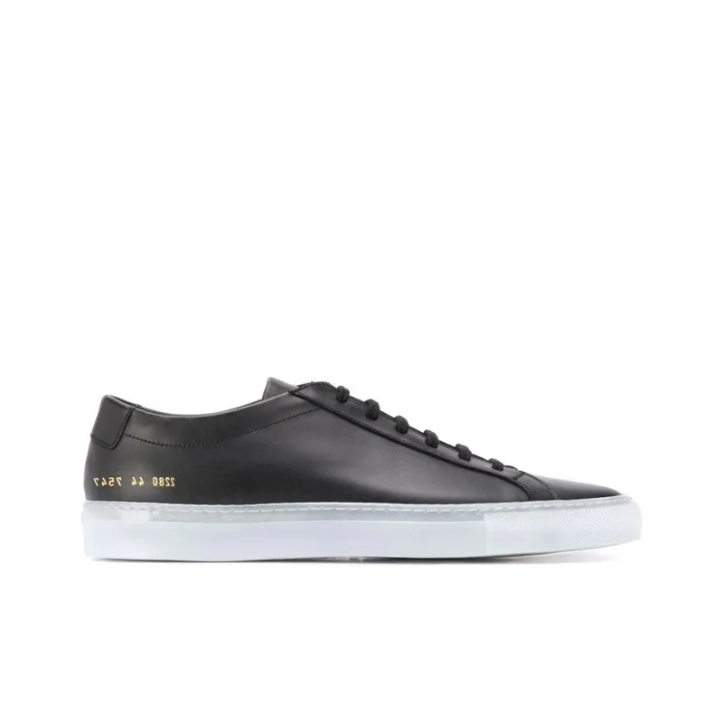 COMMON PROJECTS Achilles Low 'Black Transparent White Sole'-1