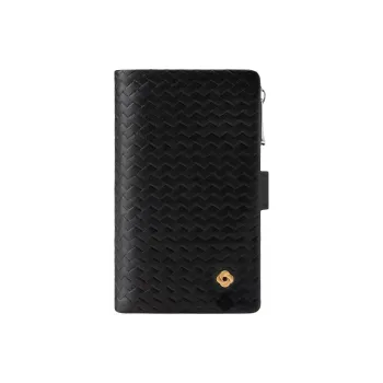 SAMSONITE Cow Leather Key Pouch Men's Black