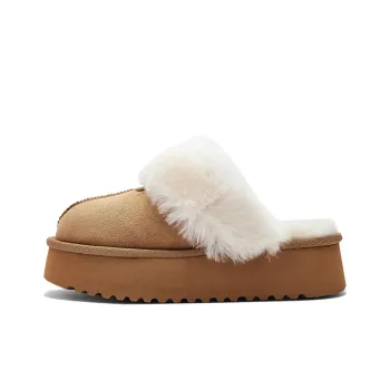 JUZI EVA Slip-Resistant Wrap-toe Slippers Women's Brown