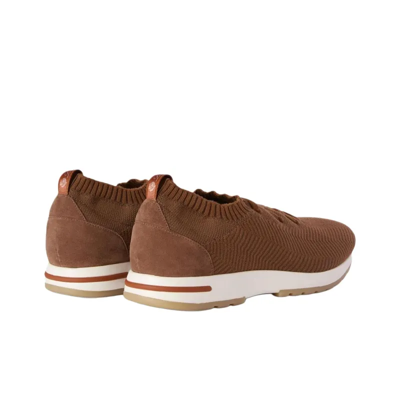 Loro Piana 360 LP Flexy Walk Low Top Casual Shoes Men's Tan-3