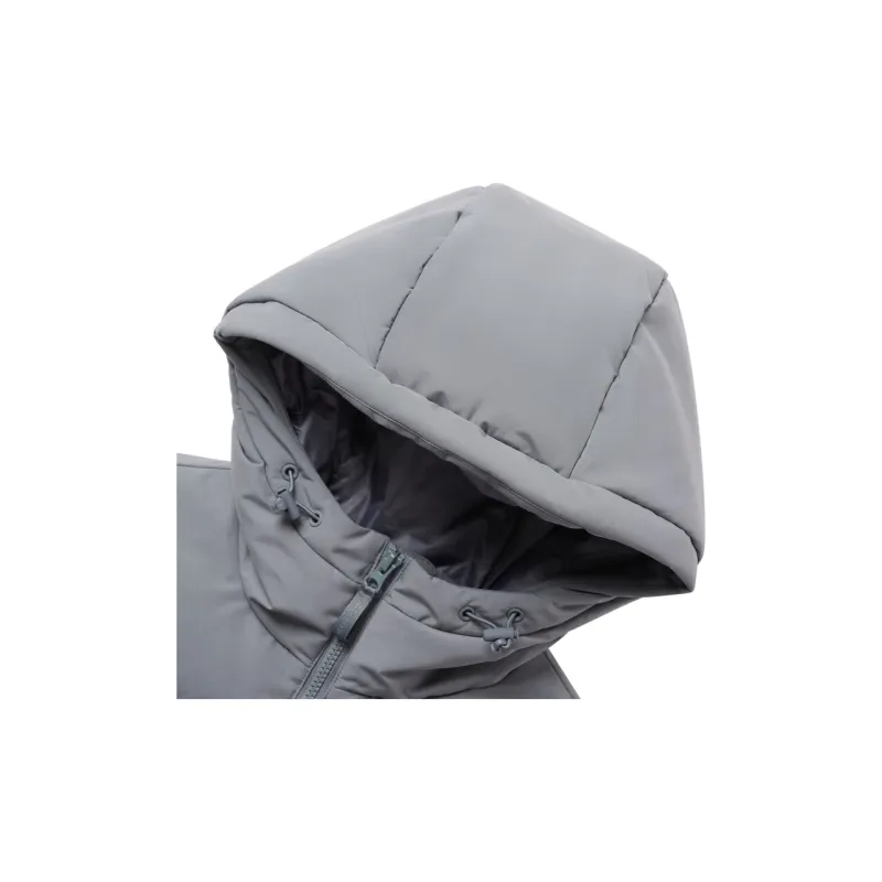 New Balance Down Jackets Men Gray-4