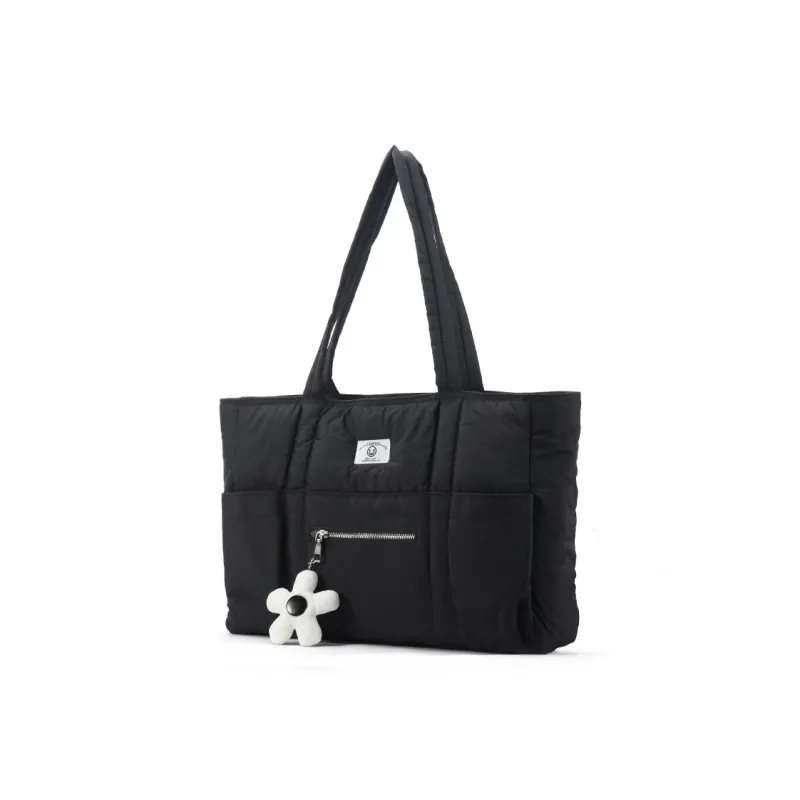 Gudair Nylon Fabric Shoulder Bag Tote Shoulder Bag Large Size Women's White/Black/Green/Dusty Blue-4