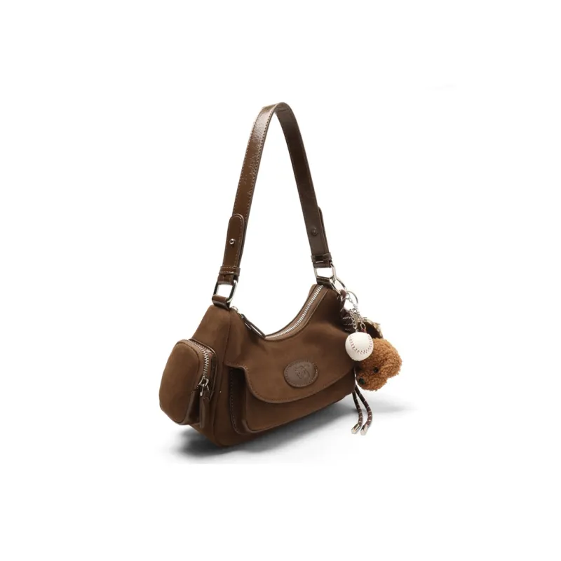 MZ HOUGE Pu Fall And Winter Advanced Niche Shoulder Bag Regular Women's Coffee-1