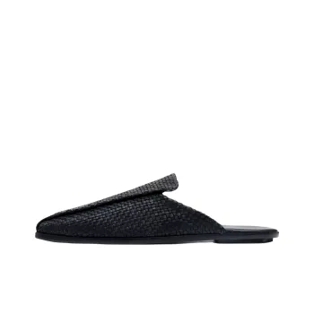 ST. AGNI Wrap-toe Slippers Women's Black