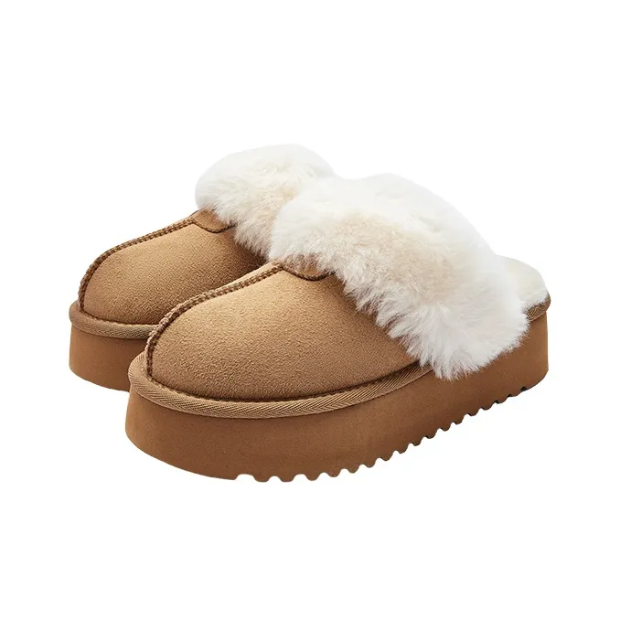 JUZI EVA Slip-Resistant Wrap-toe Slippers Women's Brown-1