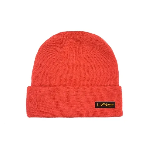 HALO Merino Beanies Unisex Black Forest Orange White-4