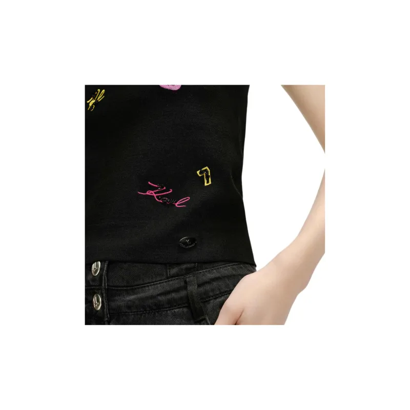 KARL LAGERFELD SS24 Camisole Women's Black-4