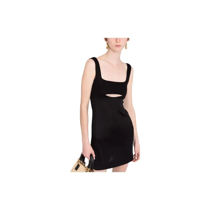 SAINT LAURENT Cut Out Mini Dress-7