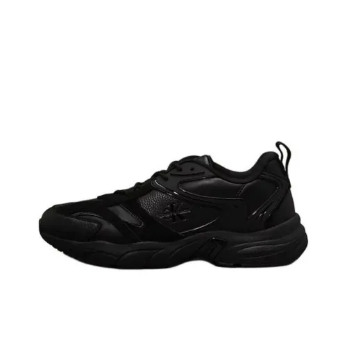 CKJ CALVIN KLEIN JEANS Low Top Casual Shoes Men's Black