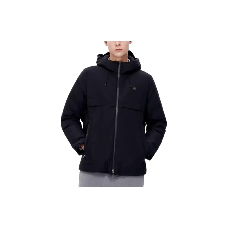 FILA Down Jackets Men Jet Black-2