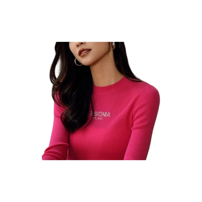 BESIONIA FW24 Sweater Women's Rose Red-5